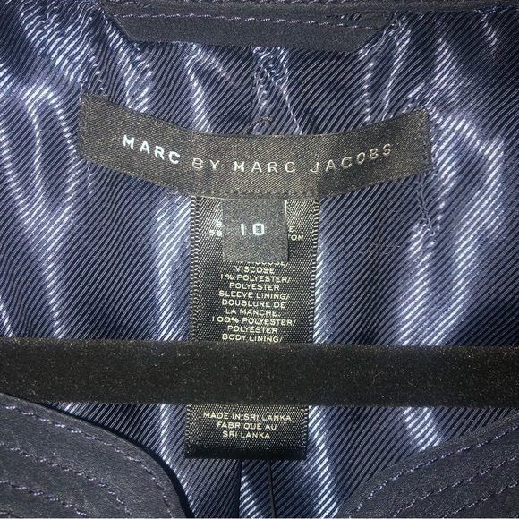 Mark Jacobs women’s jacket, In blue beautiful zipper details size 10 NWT - Picture 4 of 8